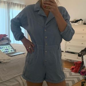 Urban Outfitters Jean Romper